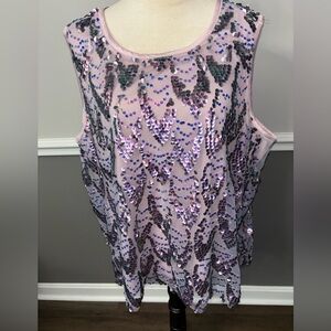 Torrid Sequin Lined Top New